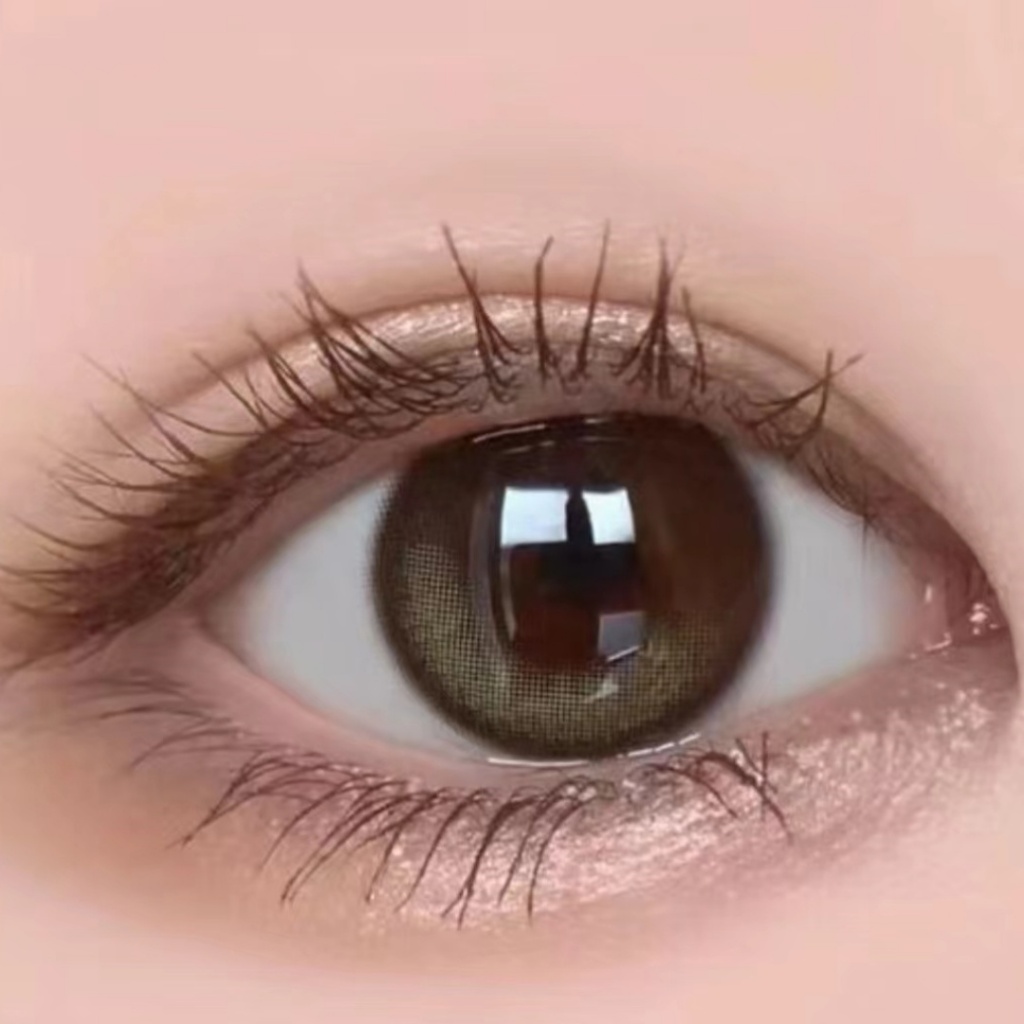 OLENS EYELIGHTER GLOWY GOLDEN OLIVE 10P คอนแทคเลนส์ รูปที่ 3