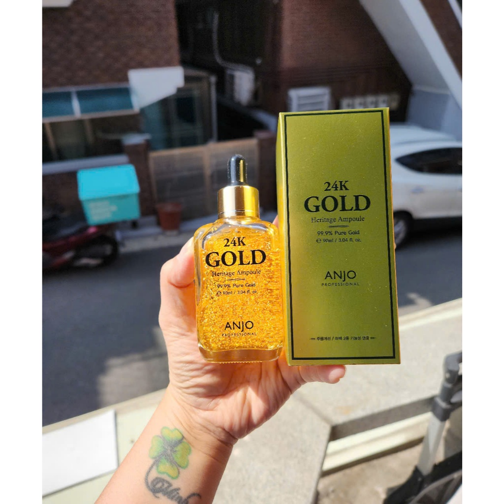 Anjo 24K gold Heritage Ampoule 99,9% ทองคําบริสุทธิ์ (เวอร์ชั่นใหม่ )