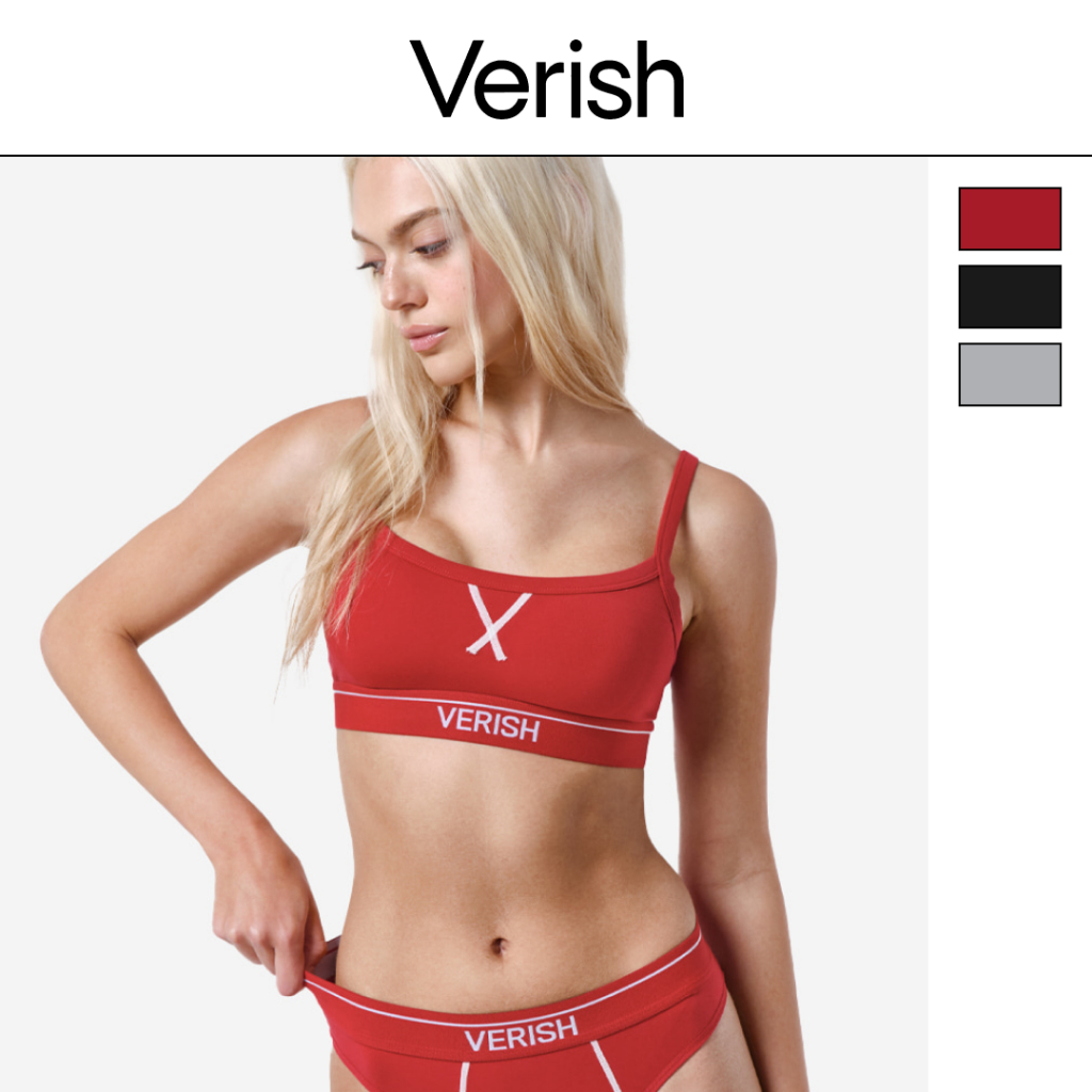 Verish Cotton Stitch Bra Top Logo