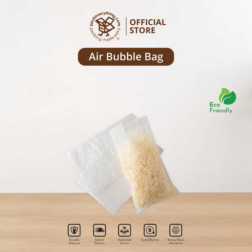 PACKEVERYTHING Air Bubble Bag Bubble Wrap Mailer Bag Bubble Pouches Cushioning Covers Packing Bags
