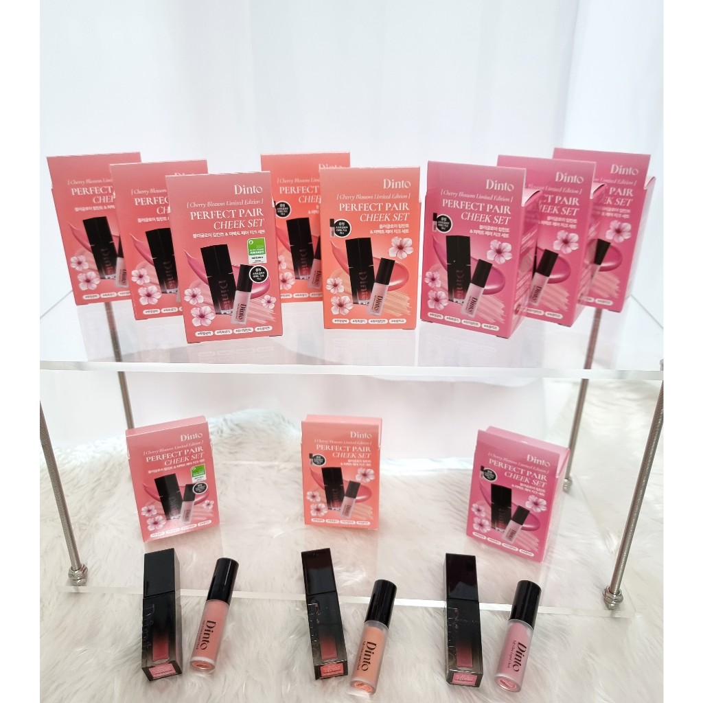 [Dinto] Blur Glowy Lip Tint 3.5g & Perfect Pair Cheek Set  ⭐Cherry Blossom Limited Edition⭐