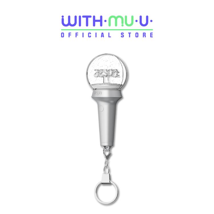 [พร้อมส่ง] AESPA Official Lightstick Keyring Mini Fanlight [พวงกุญแจ มินิบง AESPA]