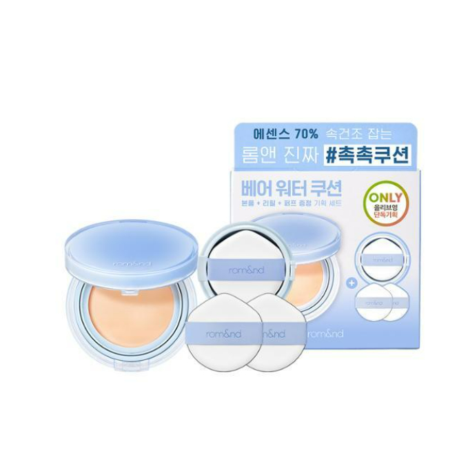 Rom&nd rom&nd Bare Water Cushion + รีฟิล + พัฟ 2ea