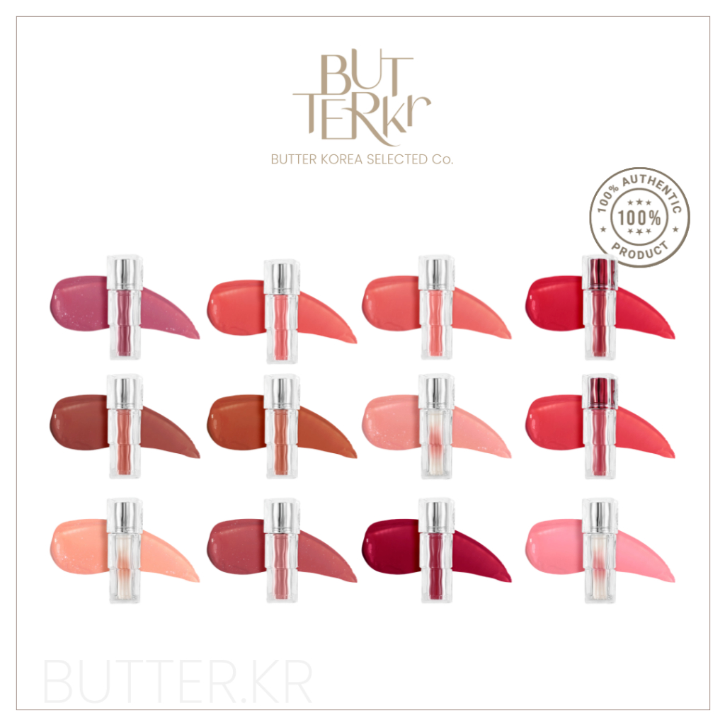 TIRTIR WATERISM GLOW TINT MINI (1.8g) ลิปทินท์ 30 เฉดสี เมคอัพริมฝีปากเปล่งประกาย