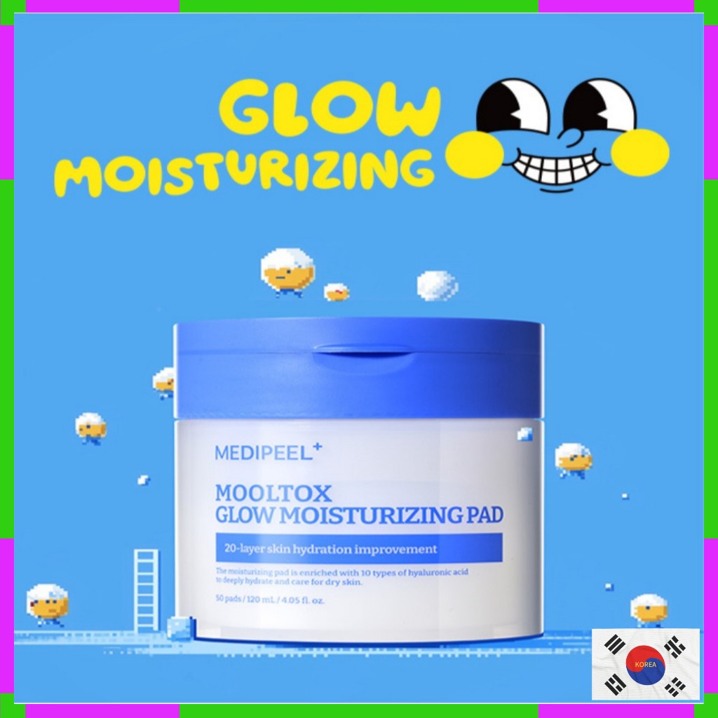 Medipeel Mooltox Glow Moisturizing 2.0 50 แผ่น-Hydration Glow, Moisturizeration, Moisture Recharge