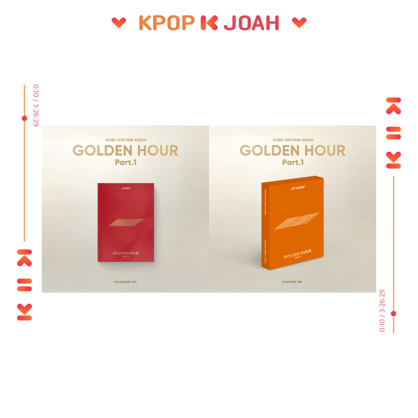 (POCA / PLATFORM) ATEEZ [GOLDEN HOUR PART.1] 10th MINI ALBUM (31st May.2024)