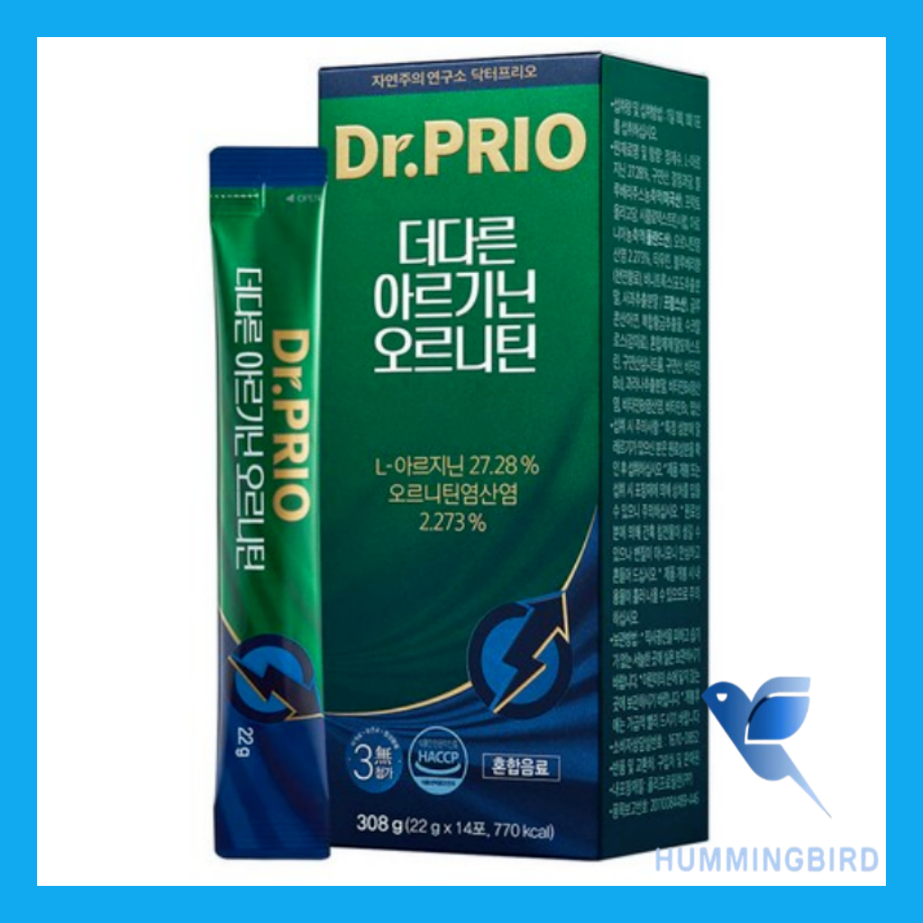 [Dr.PRIO] The Different Argiine Ornithine 14 Sticks 2-Week Supply