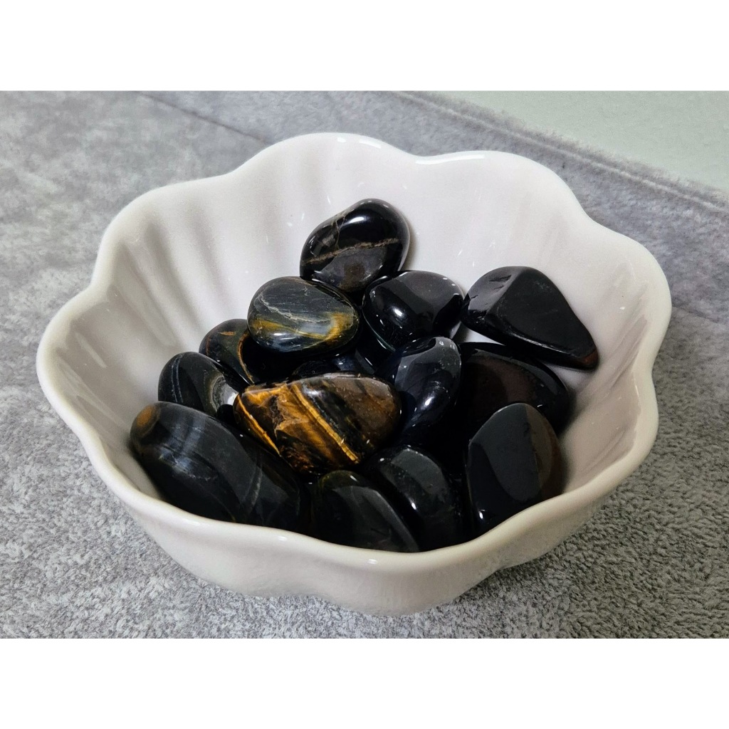 [Kyzen Living] Blue Tiger Eye Tumbles / หินเจียร์