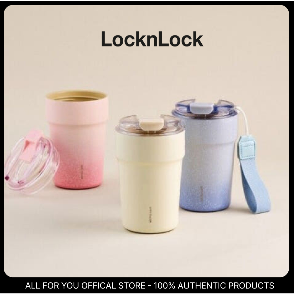 [LocknLock] Metro Cafe Ceramic Tumbler 400ml มี 3 สี