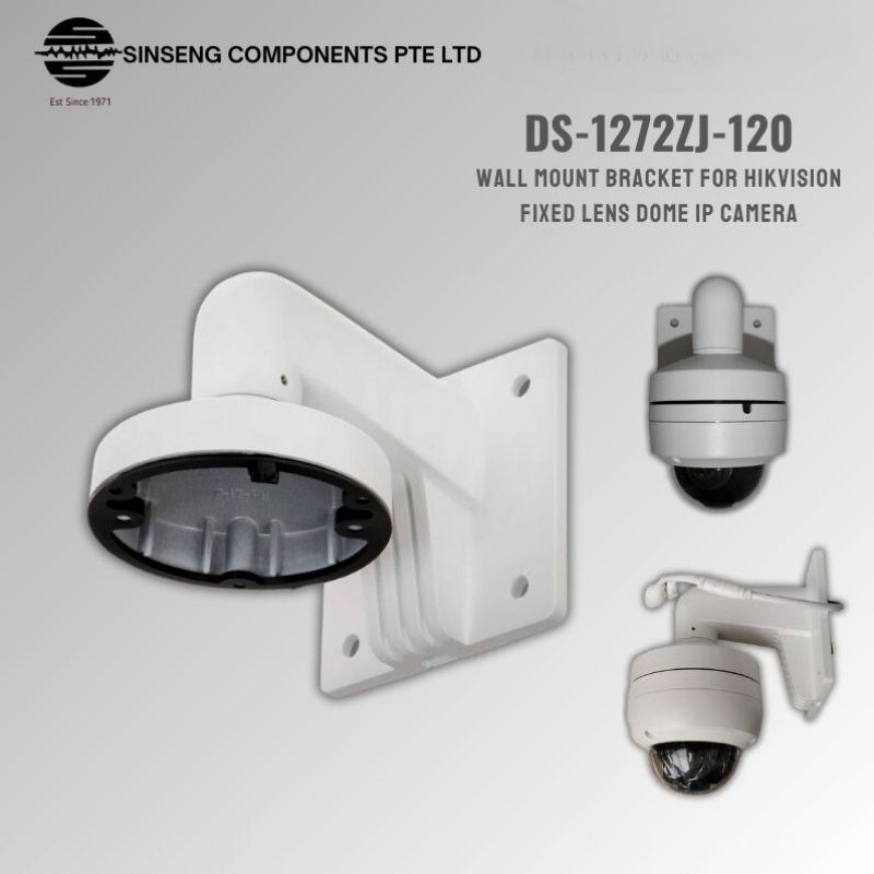 ขายึดติดผนัง DS-1272ZJ-120 สําหรับกล้อง IP แบบโดมกล้องวงจรปิด Hikvision