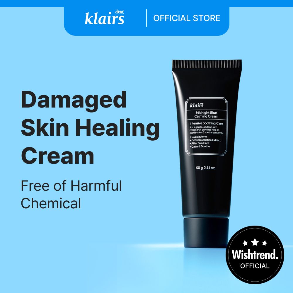 [Klairs] Midnight Blue Calming Cream / Moisturizer เดียร์แคลส์ มิดไนท์ บลู คาล์มมิ่ง ครีม 60g