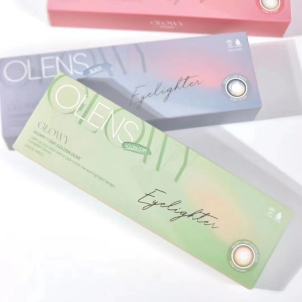 OLENS EYELIGHTER GLOWY GOLDEN OLIVE 10P คอนแทคเลนส์ รูปที่ 6