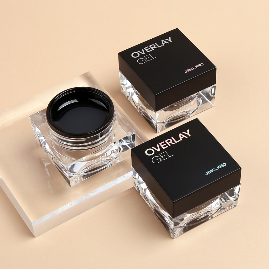 [Jello Jello] Premium Overlay Clear Gel for Long lasting Nail art Made in Korea
