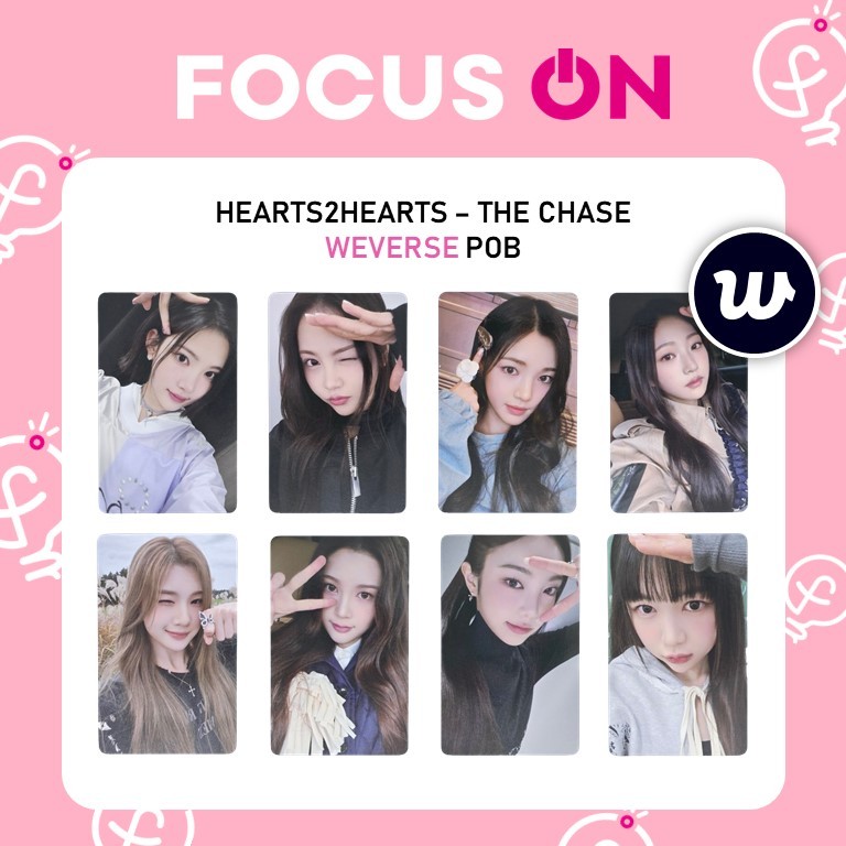 HEARTS2HEARTS H2H POB WEVERSE THE CHASE PHOTOCARD