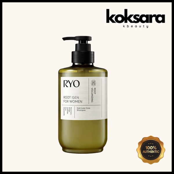ryo rootgen women’s specialized hair loss care shampoo 353ml