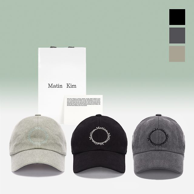 ❤️[MATIN KIM] MACAROON SO BALL CAP 3COLOR ของแท้ 100%