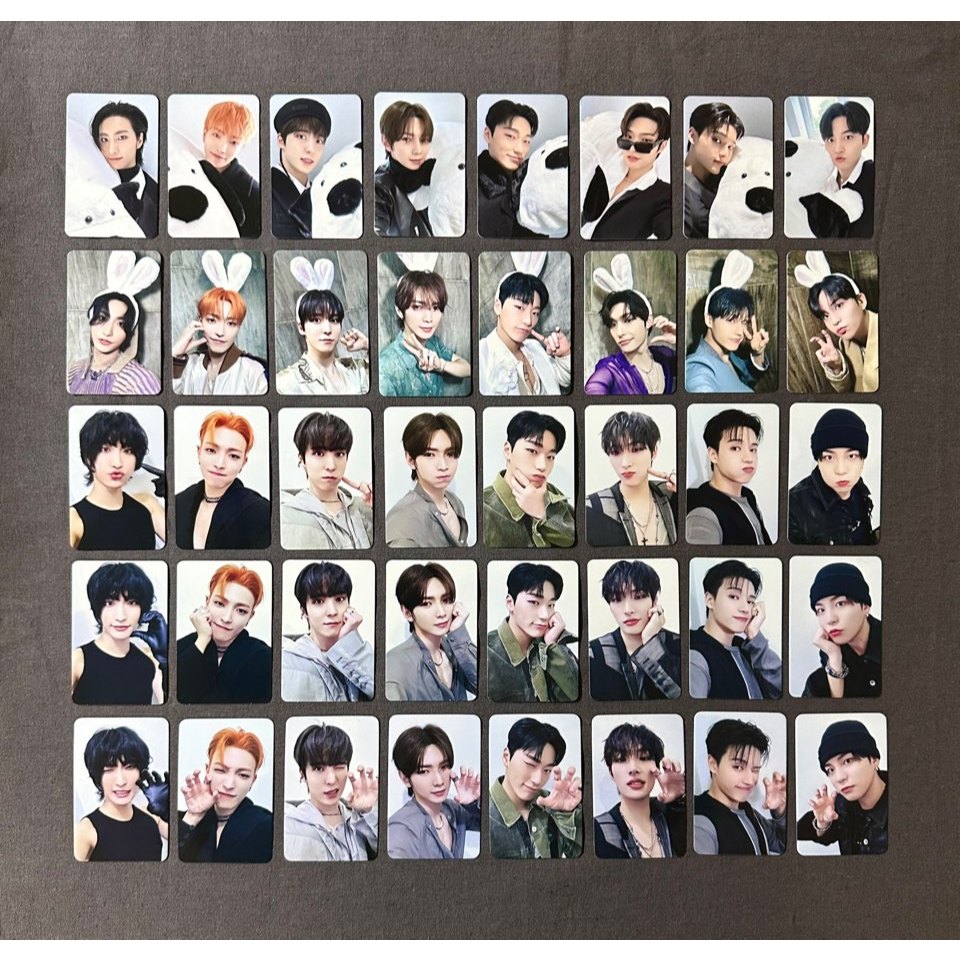 Ateez [GOLDEN HOUR : Part.1] Photocard อย่างเป็นทางการ Mini Recording Makestar KnPops Fromm Fansign 