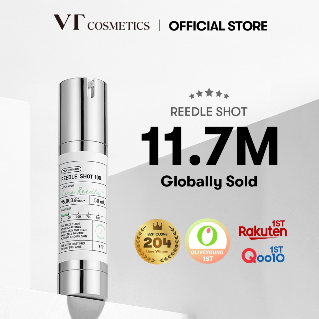 [VT] REEDLE SHOT รีเดิลช็อต 100 50ml / 300 50ml / 700 30ml สกินบูสเตอร์, ผิวหนังที่ดูดซึมดีขึ้น <Official Flagship>
