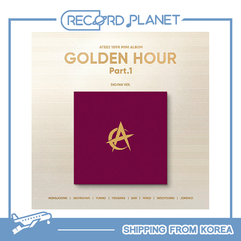 ATEEZ - 10th Mini Album [GOLDEN HOUR : Part.1] (Digipak VER.) + Free Gift