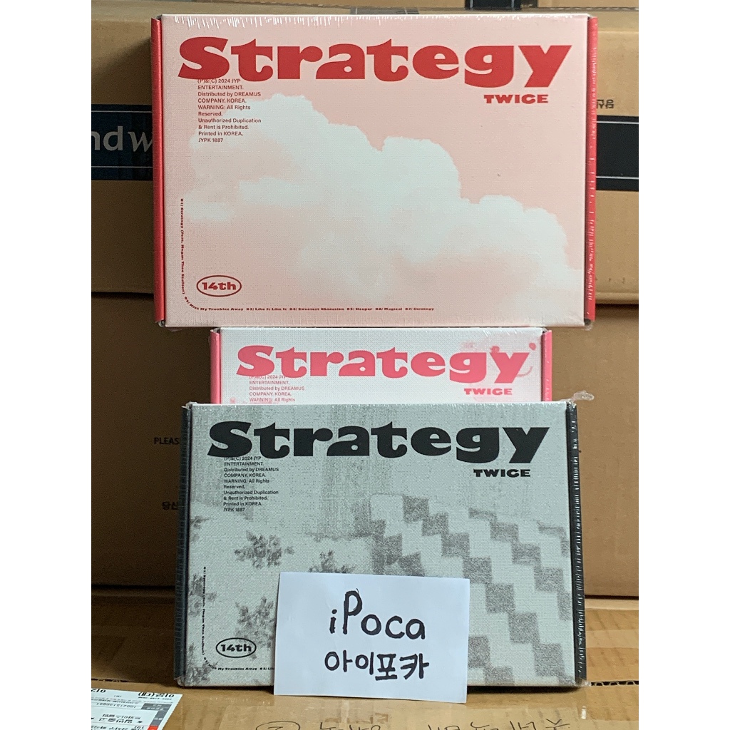 TWICE STRATEGY ALBUM SEALED