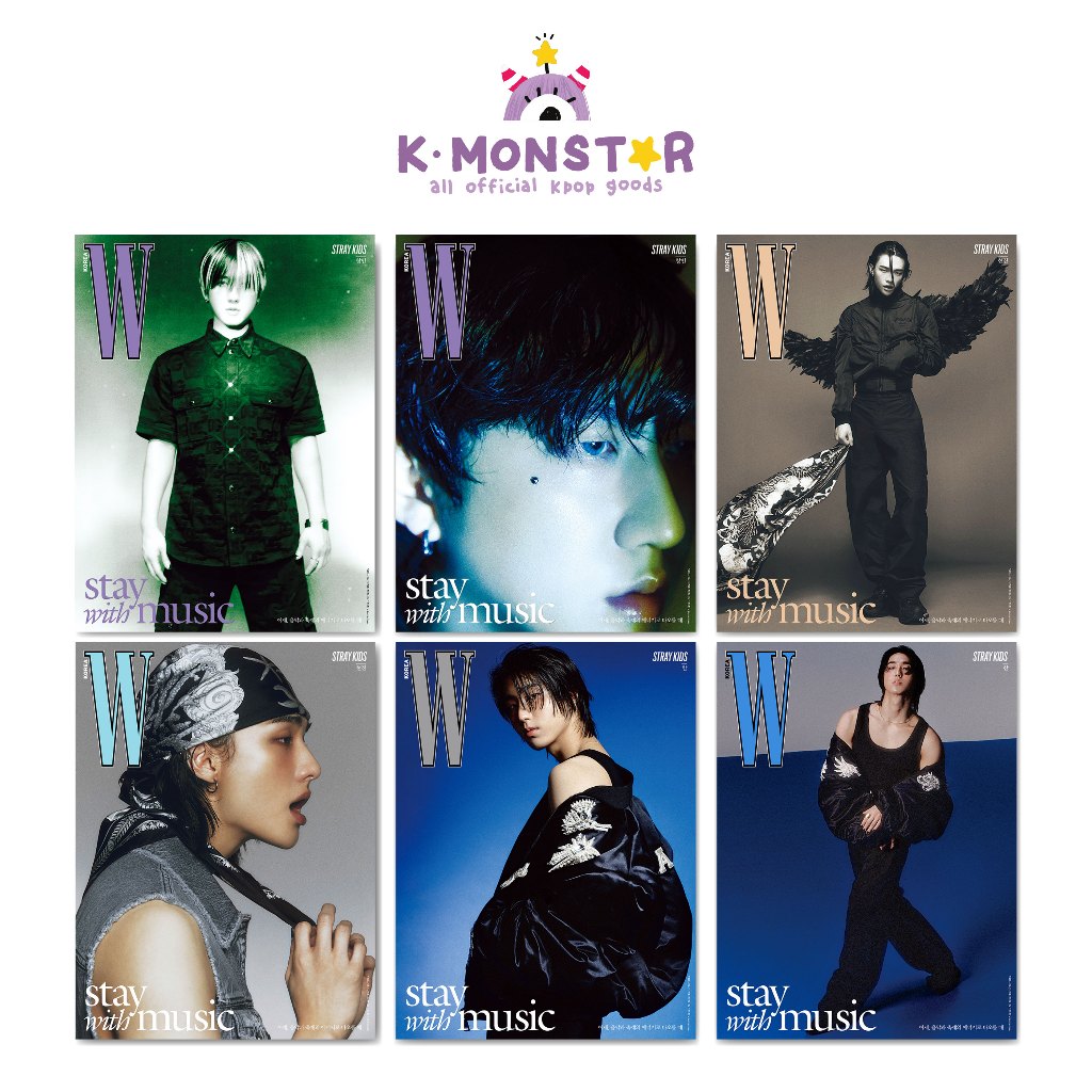 2024.6 W KOREA STRAY KIDS COVER