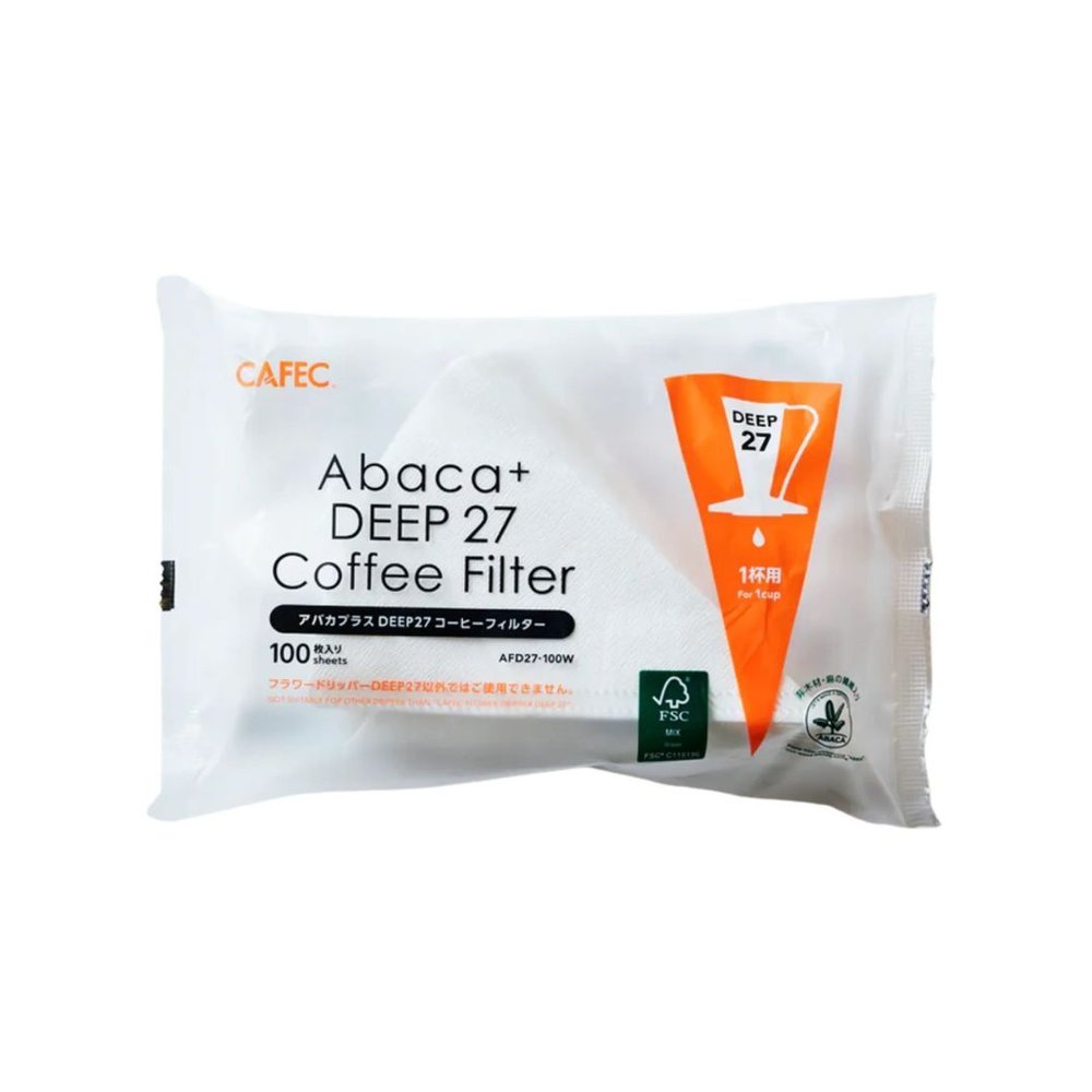 CAFEC ABACA+ กระดาษกรอง Deep 27 (100 ชิ้น)