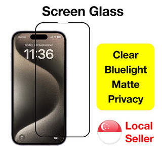 Genesis iPhone Screen Protector 17 Pro Max/ 17 Air/ 17e/ 16e/ 16/ 15/ 14/ 13 Plus Tempered Glass Clear Privacy Matte