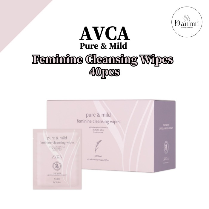 Feminine Cleansing Wipes เวชสำอางทิชชูเปียกสำหรับจุดซ่อนเร้น 40 pcs pH balanced Care Daily ph Care f