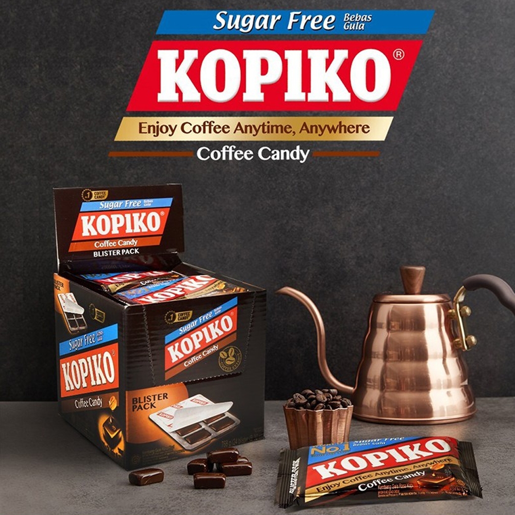 KOPIKO โกปิโก ลูกอมรสกาแฟไม่มีน้ำตาล