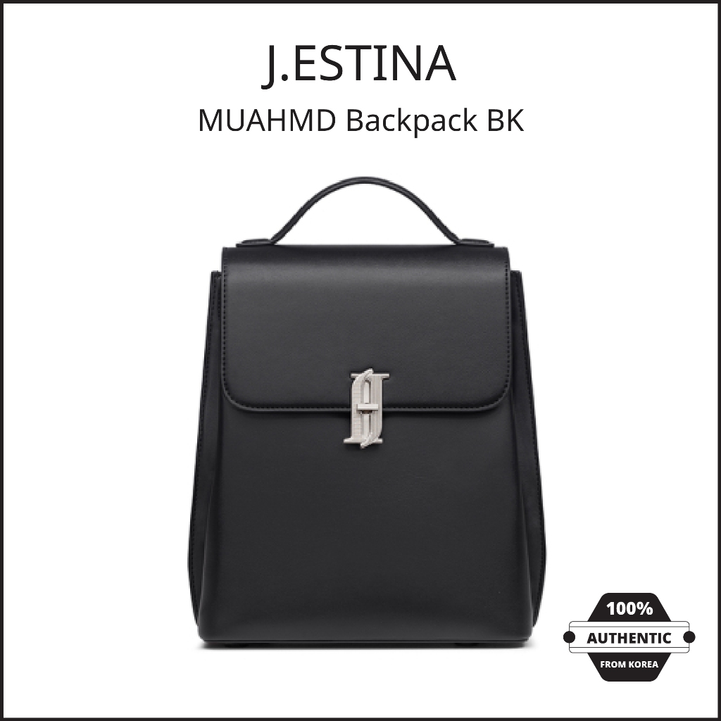 [J.ESTINA] กระเป๋าเป้ Muah md สีดำ