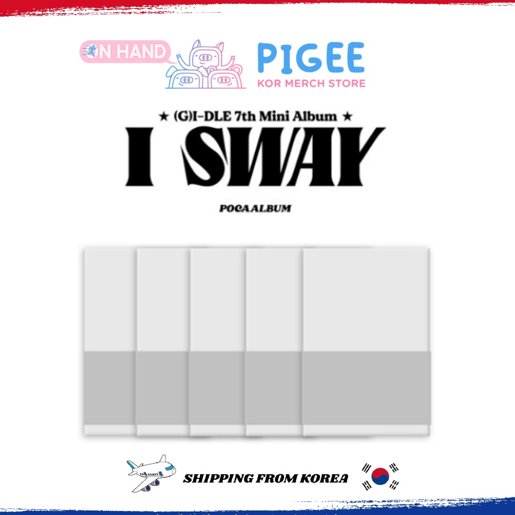 (G)I-DLE - [ I SWAY ] 7TH MINI ALBUM (POCA ALBUM Ver.)