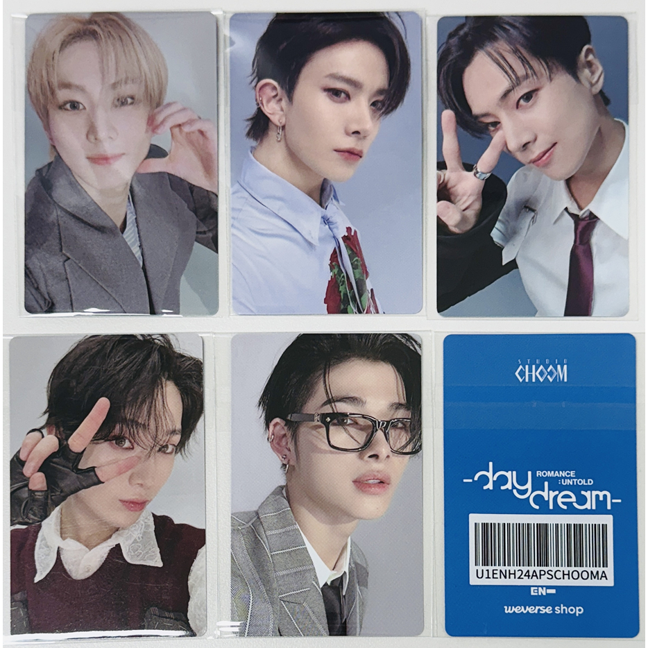 [OFFCIAL] ENHYPEN 2nd Repackage Album ‘ROMANCE : UNTOLD -daydream-' STUDIO CHOOM PHOTOCARD