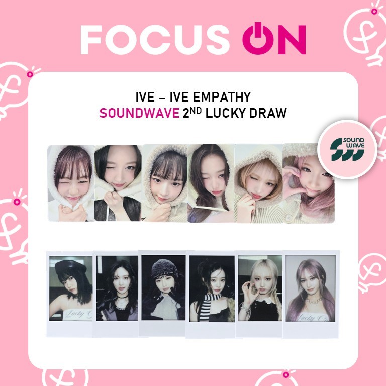 IVE 2ND LUCKYDRAW SOUNDWAVE IVE EMPATHY PHOTOCARD