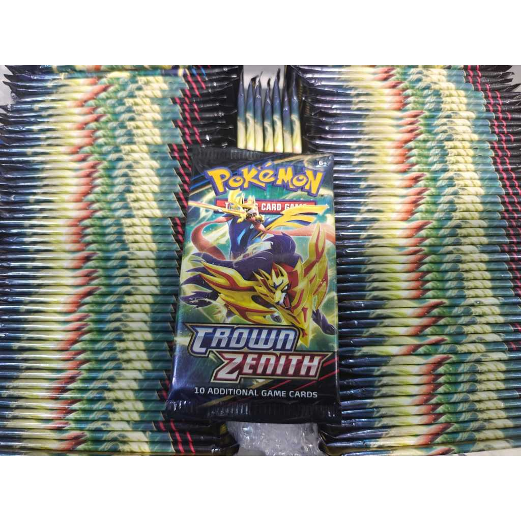Crown Zenith Pack x1 โปเกมอนใหม่ล่าสุด TCG SS12.5 MINT SEALED