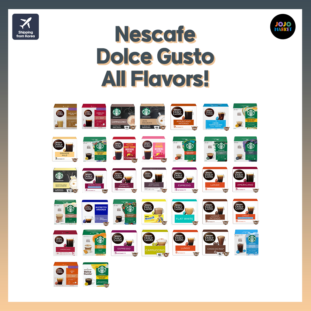 แคปซูลกาแฟ Dolce Gusto ทุกรสชาติ! / 星巴克 Capsules / จัดส่งจากกรุงเทพ