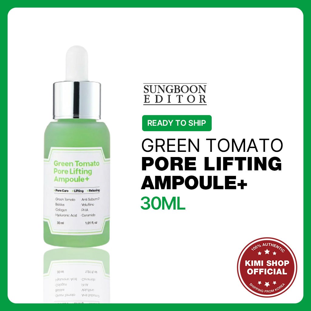[Sungboon Editor] Green Tomato Pore Lifting & Tightening Ampoule 30ml สําหรับรูขุมขนขนาดใหญ่ สกินแคร์เกาหลี