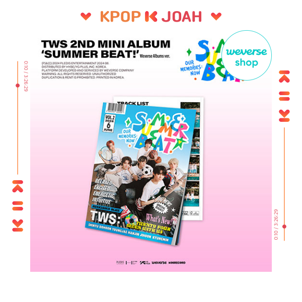 [POB](WEVERSE ALBUMS ver.) TWS [SUMMER BEAT!] 2nd MINI ALBUM (24th Jun.2024)