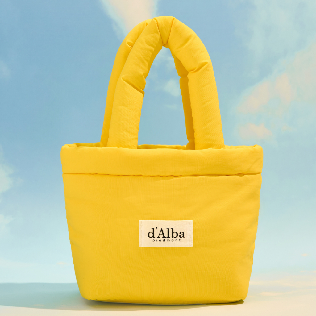 [NOT FOR SALE/ GIFT] d'Alba Yellow Mini Padding Bag