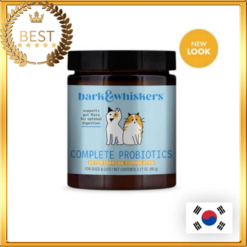 [Dr. Mercola] Bark & Whiskers Complete Probiotics Lactobacillus Powder 90g ผงแลคโตบาซิลลัส 90 กรัม สําหรับสัตว์เลี้ยง สุนัข แมว