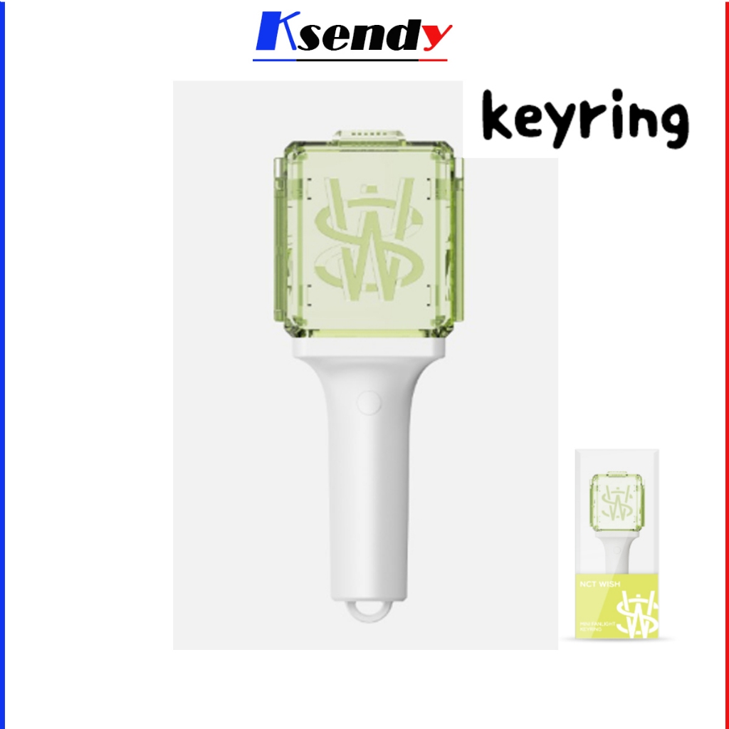 NCT WISH Mini Fanlight Keyring ver.2.0 ( Official Light Stick keyring )