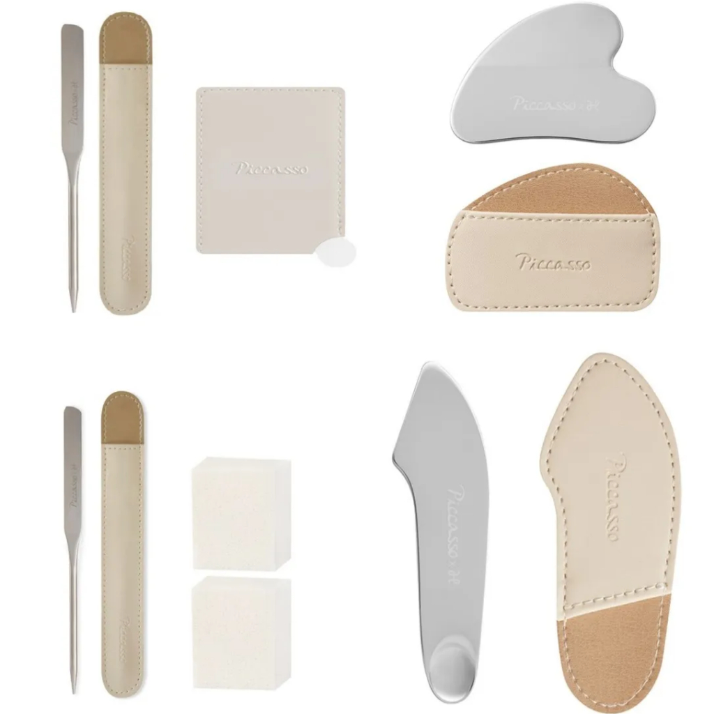 [Piccasso] ไม้พายแต่งหน้า (Original/Curved/2Way/SET)