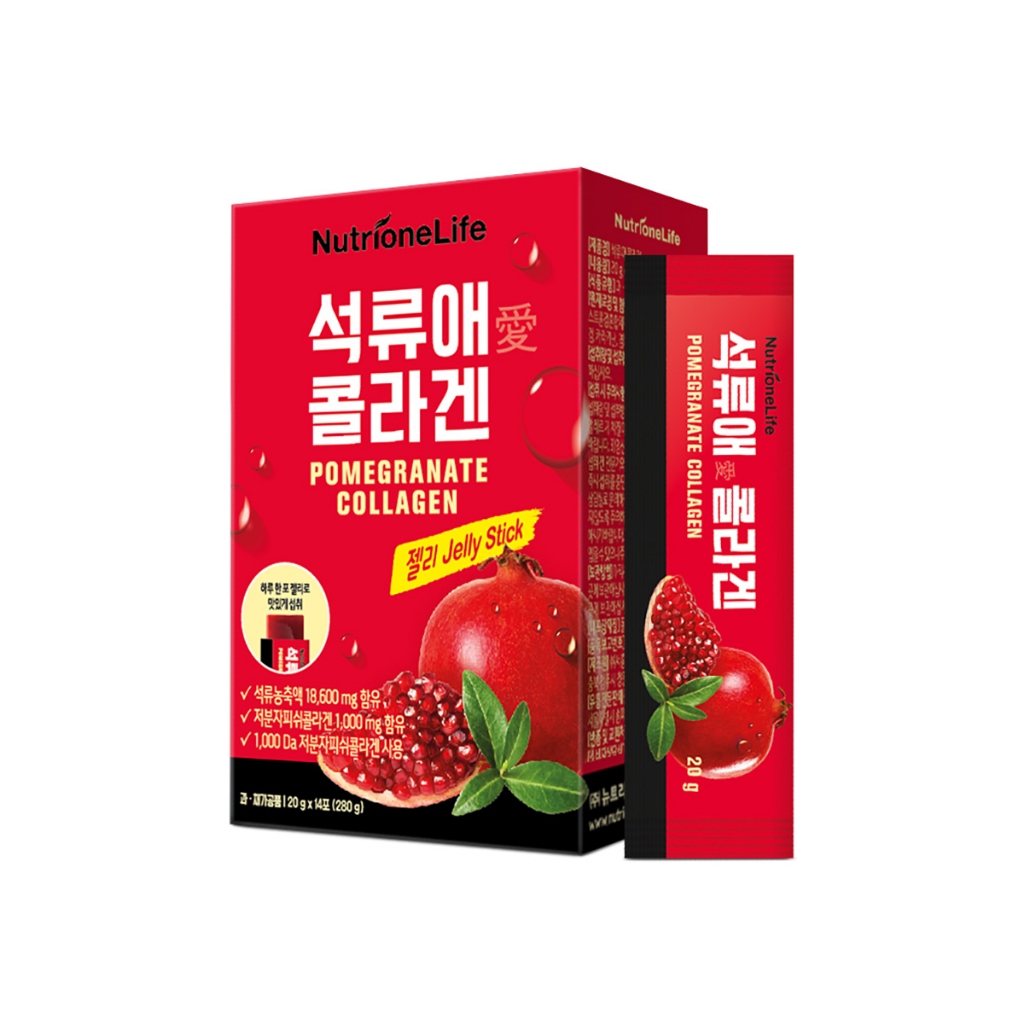 Nutrione Pomegranate Collagen Jelly Stick