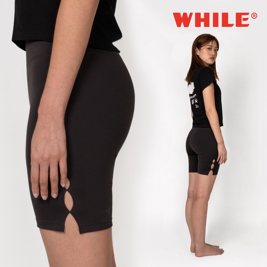 [WHILE🇰🇷] WAVE HALF LEGGINGS