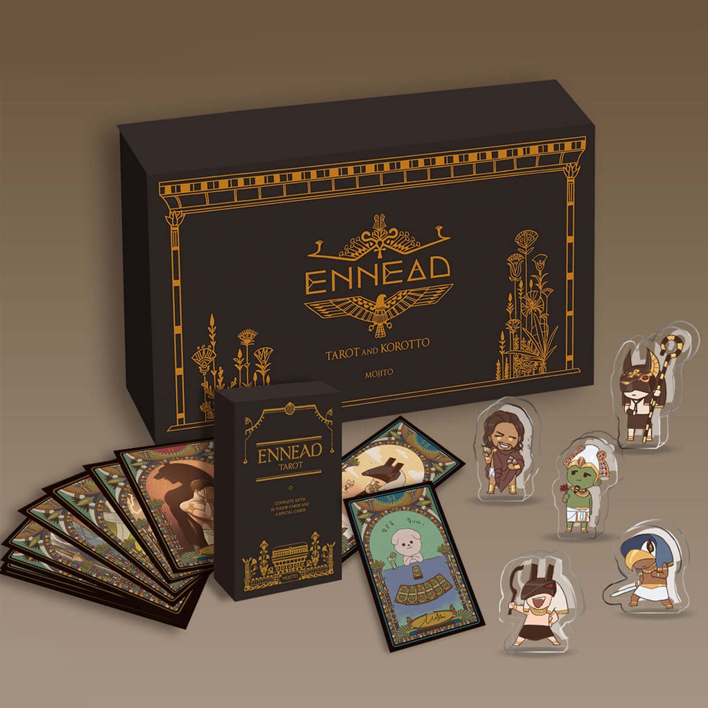 ENNEAD สินค้า BL อย่างเป็นทางการ ชุดไพ่ทาโรต์และฟิกเกอร์ Corotto