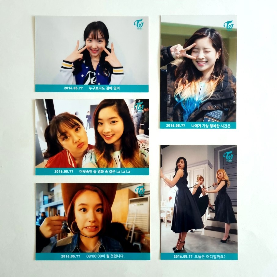 Twice Cheer Up Broadcast Official Photocard หน้าสอง Nayeon Tzuyu Jihyo หายาก