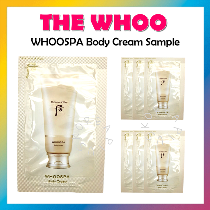 [New Arrival] Set 10 Body Creams THE Whoo Spa Sample 8ml Total 80ml