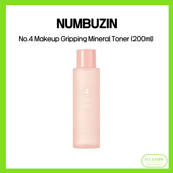 [Numbuzin] No.4 Makeup Gripping Mineral Toner (200ml)