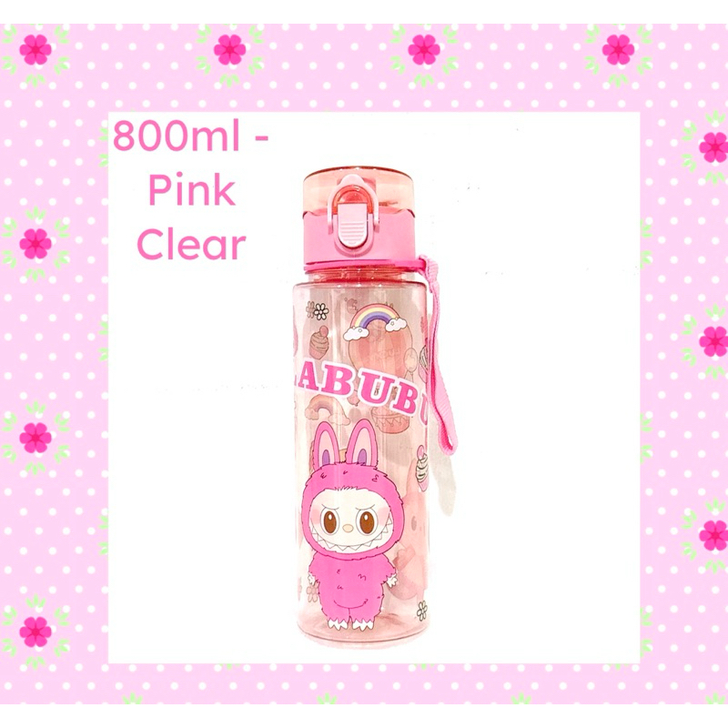SG 800ml Labubu ขวดน้ําใส