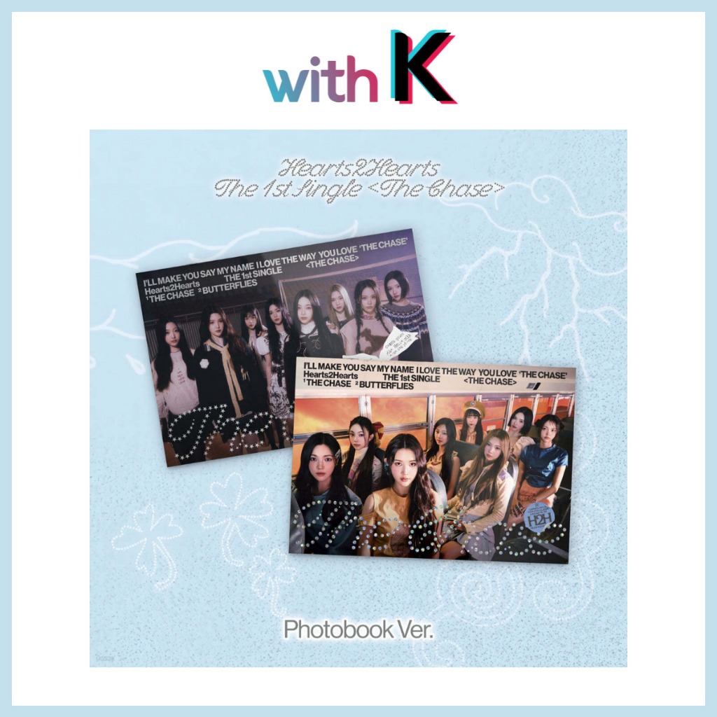 Hearts2Hearts - The Chase / 1st Single Album (PhotoBook ver.)