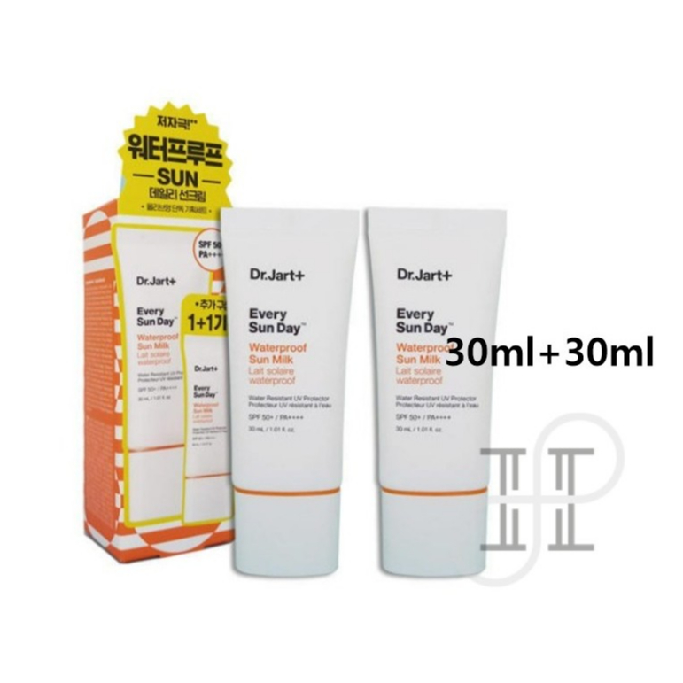 Dr.jart+ Every Sun Day กันน้ํา 30ml x2 ชุดคู่ กันแดดน้ํานมจากเกาหลี Olive Young